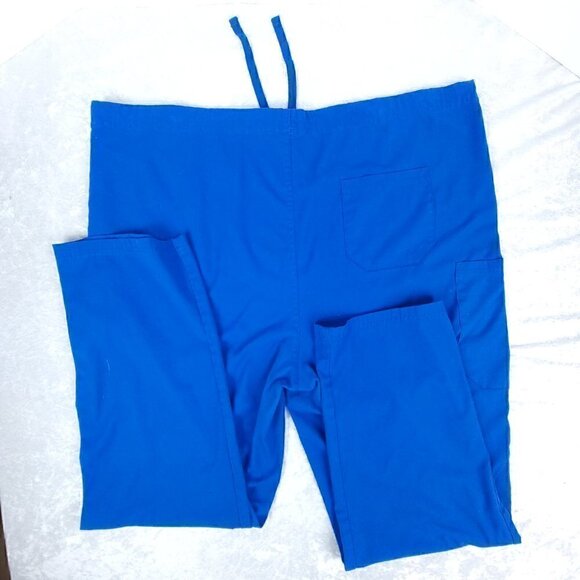 Maevn Blue Stylish Medical Workwear Scrub Pants Size XL - Picture 2 of 9